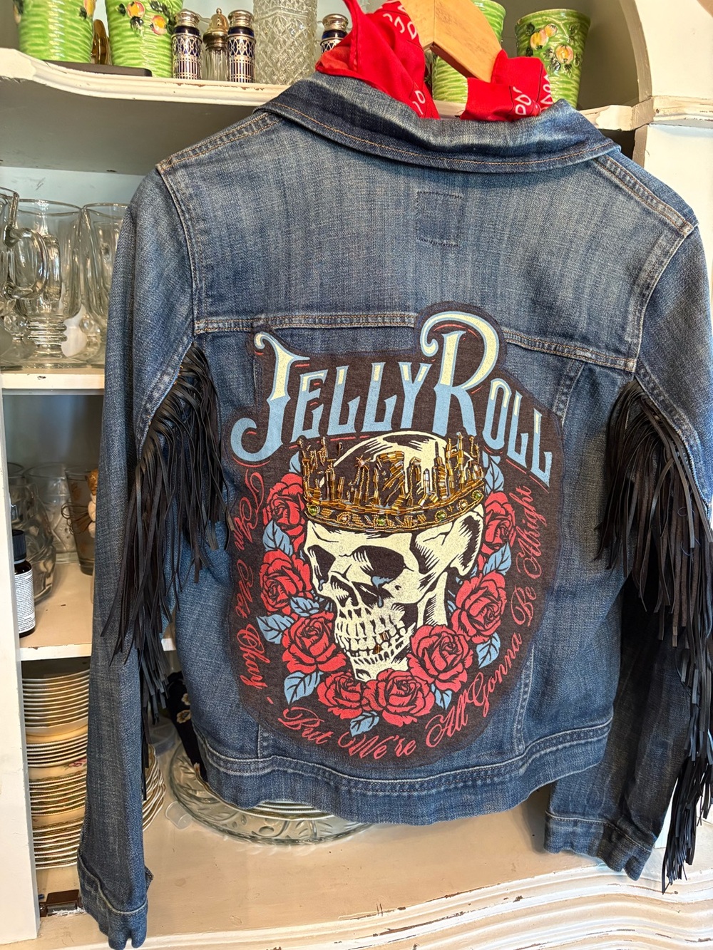 Jelly Roll handcrafted up, cycled jacket